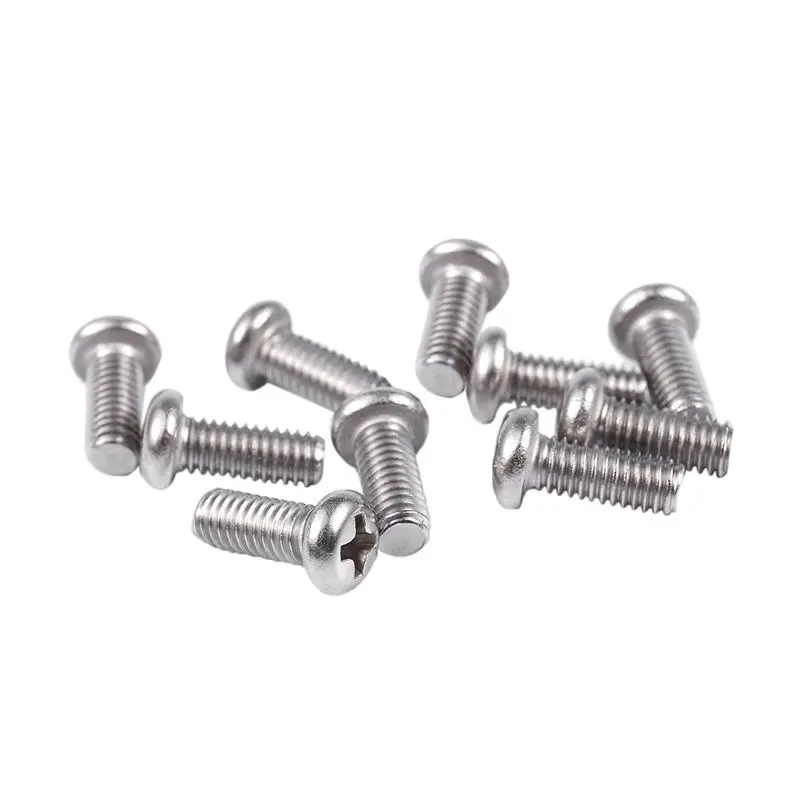 ABGH-100 Pieces Computer TV LCD Monitor Stand Bracket Mounting Screw M4x10mm