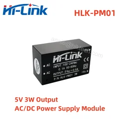 Hilink New PM01 220V to 3.3V 5V 9V 12V 15V 24V 3W Series AC DC Isolated Power Supply Module Step Down Power Converter HLK-3M05B