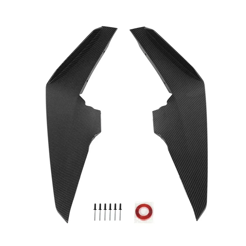 Factory Car Front Bumper Canards SS 2016 2017 2018 Matte Black Carbon Fiber Style Auto Parts Spoiler