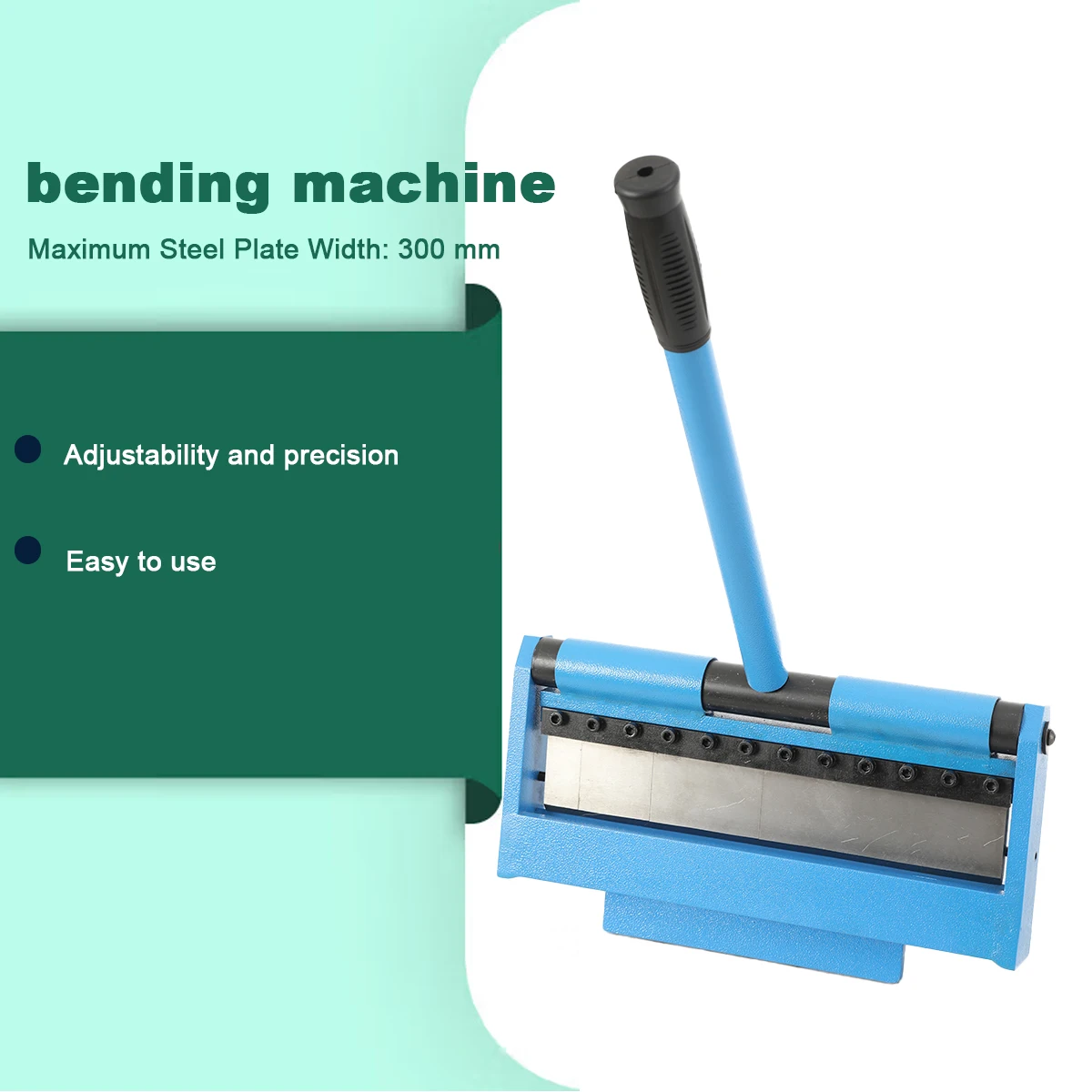 300mmx2.5/3mm Max 90 ° Piegatrice per Lamiera con Abkantbank Hebel per Lavorazioni di Precisione