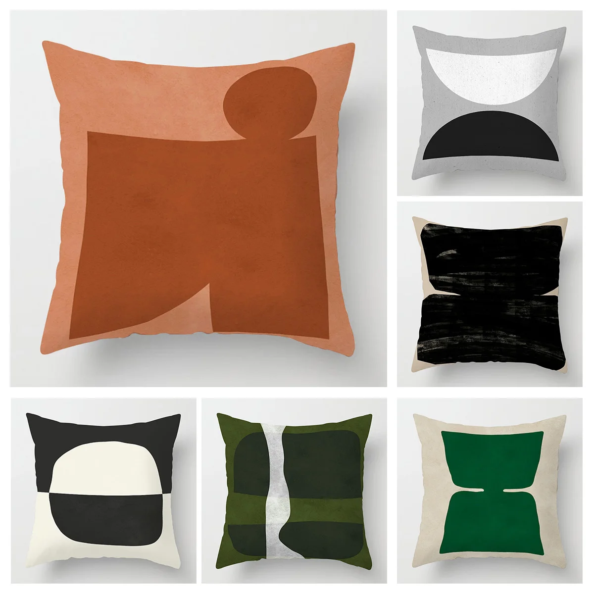 

Internet Celebrity Ins Style Abstract Geometric Pillow Case 45x 45cm Sofa Bedroom Decorative Cushion Cover Cafe Decoration