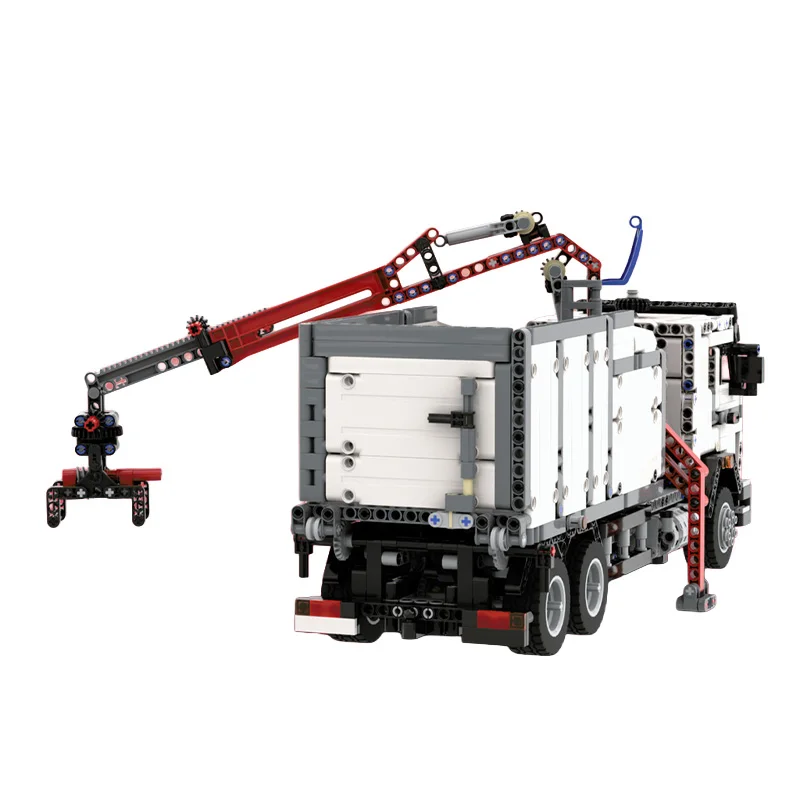 2229 Pezzi Set di Costruzioni Modulari Personalizzabili con Gru e Container, Modello Tecnologico DIY, Regalo di Natale