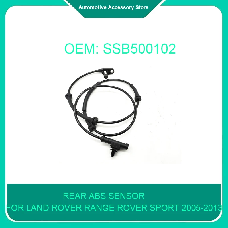 

SSB500102 1Piece Rear Wheel Speed ABS Sensor For Land Rover Range Rover Sport 2005-2013 Discovery 3 2005-2009 Car Accessories