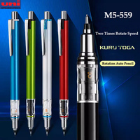 Uni Kuru Toga Advance M5-559 Mechanical Pencil 0.3mm/0.5mm/0.7mm Two Times Rotate Speed Auto Pencils for Draft Drawing Writing