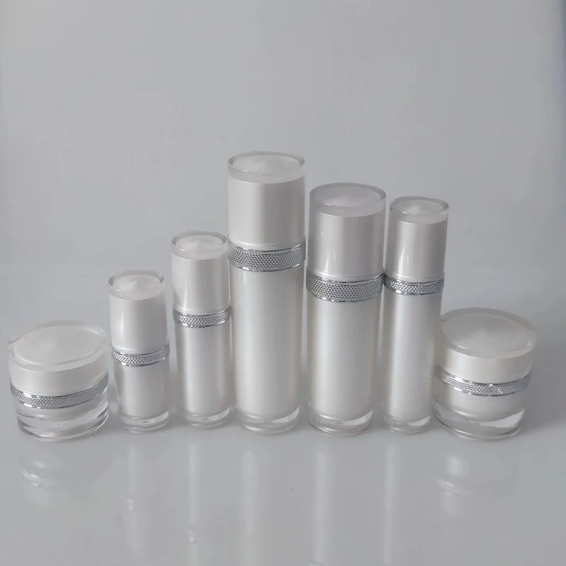 30g50g15ML30ml50ml100ml acrylic jar plastic bottle pot tin essence cream mask gel lotion emulsion serum foundation toner packing