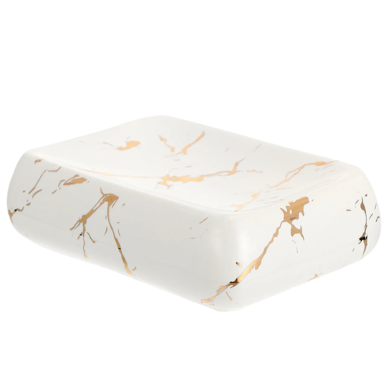 

1Pcs Soap Holder Ceramic Tray Bathroom Soap Storage Dish Compact Design Practical for Use