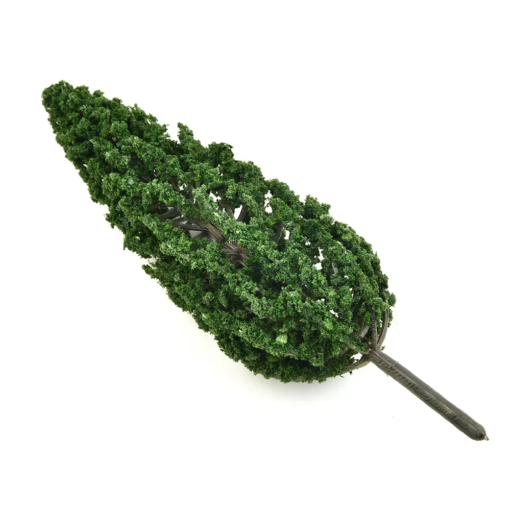 10 pezzi modello pino verde per scala Layout ferroviario 15cm SL-16059 modello di plastica treno albero in miniatura artificiale