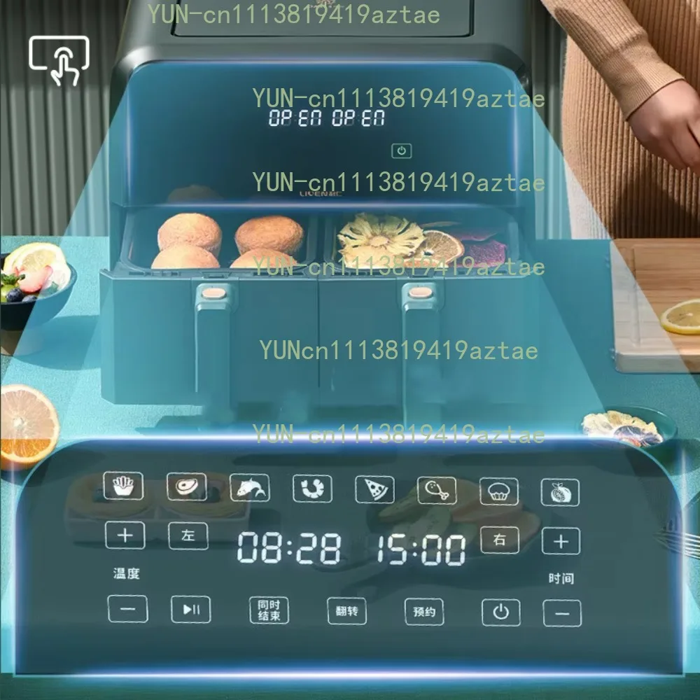 8L Smart Touch Screen Oil-free Oven Fully Automatic Multifunctional Fryer