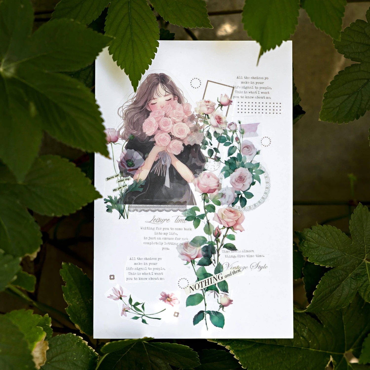 12 Packungen/Menge „The Flower Field Stretches Endlessly“-Serie, süßes, schönes, dekoratives Retro-PET-Klebeband