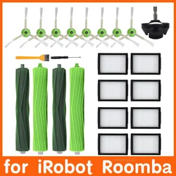 HEPAフィルター,iRobot Roomba i7 i6 i8 i3 e7 j & e & iシリーズ用,ロボット掃除機アクセサリー,ブラシロール,モップクロス