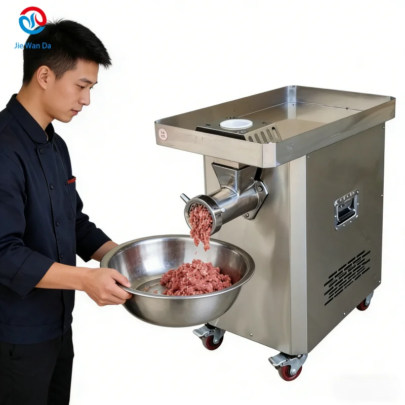 New 3000W Heavy-Duty Meat Grinder Butcher Meat Grinder Pork Sausage Making Machine Meat Mincer 500kg/h Capacity 220V