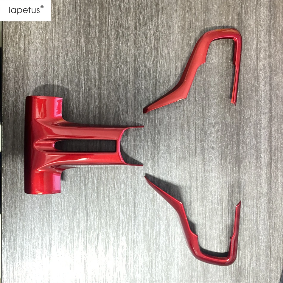 

Car Steering Wheel Frame Sticker Decoration Cover Trim For GAC Trumpchi Empow 2022 - 2025 Red Carbon Fiber Accessories Interior