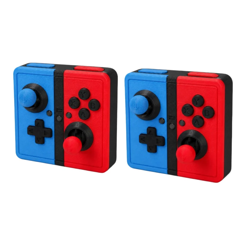 Retro-Arcade-Schalterpanel, 3D-gedruckter Spielkonsolen-Schalteraufkleber, Dekoration, 3D-kreative Modifikation, kleines Gadget