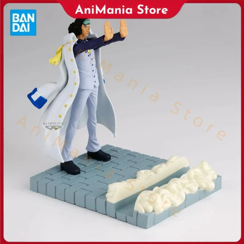 

In Stock Original BANDAI Banpresto ONE PIECE FigLife Kuzan PVC Anime Figures Action Figure Model Toys Christmas Gifts