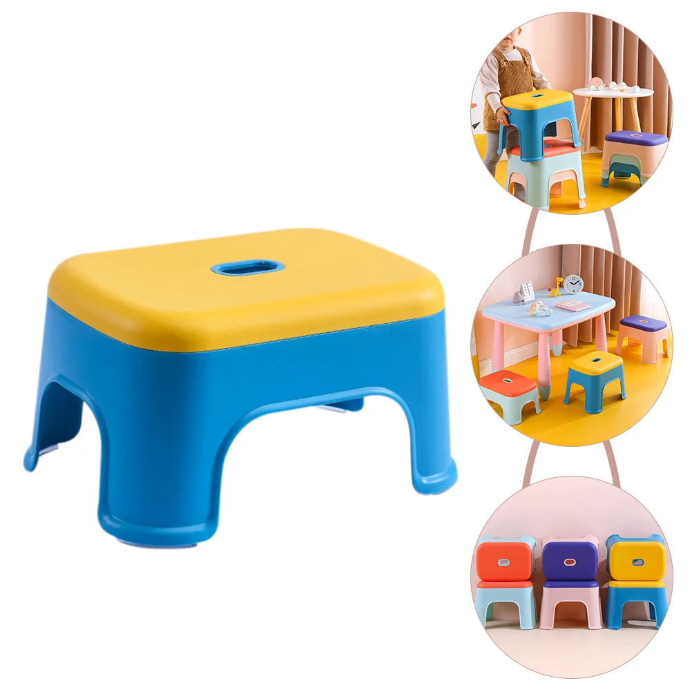 

Children's Stool Small Footstool for Kids Sitting Toddlers Wooden Plastic Step Pp Stools