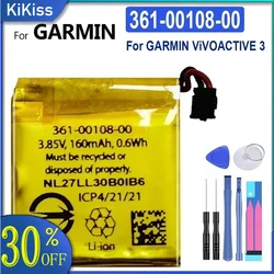 160Mah 361-00108-00 3610010800 Battery For Garmin Vivoactive 3 Vivoactive3 GPS Sports Watch