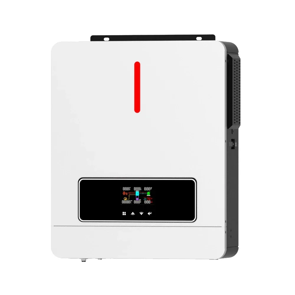 IN STOCK On Off Grid Tie Hybrid Solar Inverter 4.2KW to 24V 48V battery with 220Vac output MPPT 140A with Dual output watt