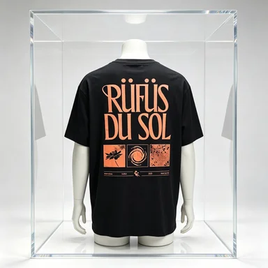 New American Vintage Rufus Du Sol 2026 Concert Leisure Comfort TShirt Unisex Summer New Streetwear Men's and Women's T-Shirt
