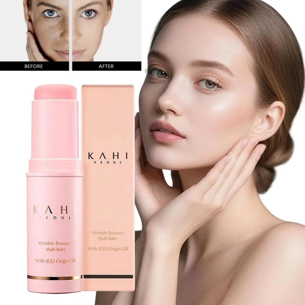 KAHI Wrinkle Bounce Multi Balm PDRN Collagen Cream Stick For Eye Face Neck Smoothing Fine Line Wrinkle Korean Original Skin Care