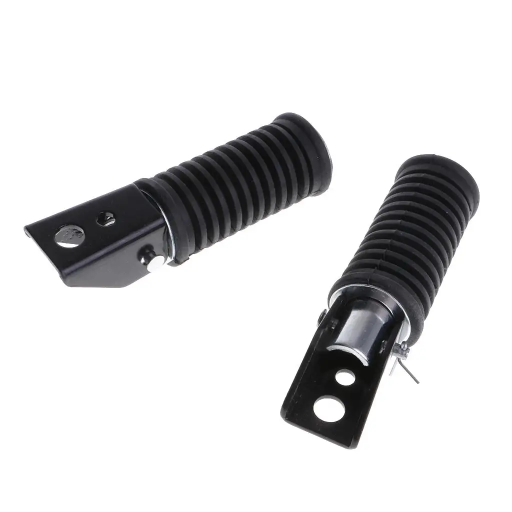 

Footpegs Rubber Comfort Footrest Motorcycle Pedals Set for Suzuki GS125 GN125 Street and Off Road