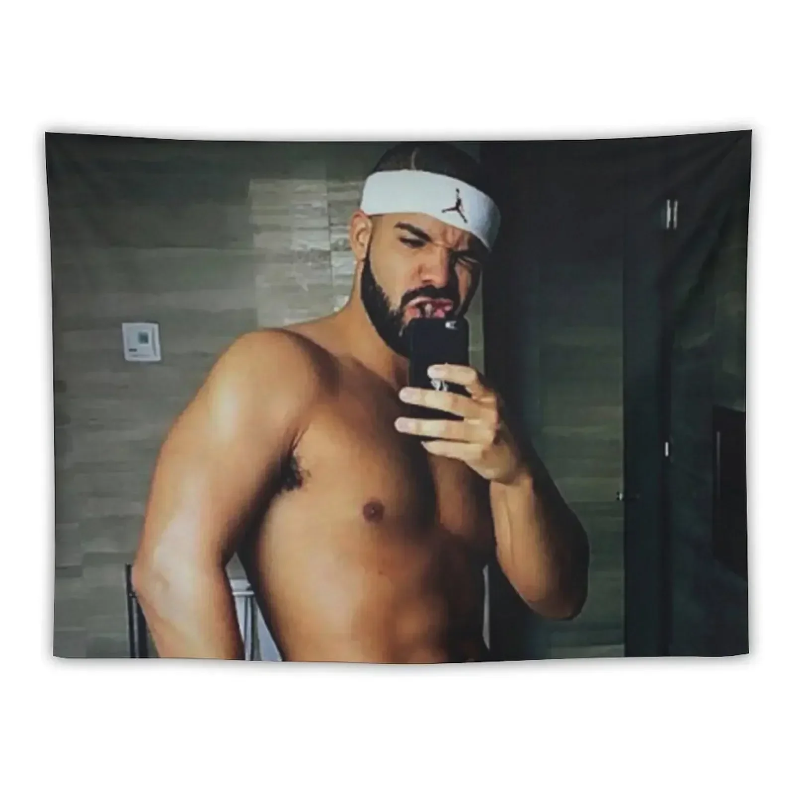 Drake Shirtless Tapestry Wallpaper Room Decoration Aesthetic Tapestry