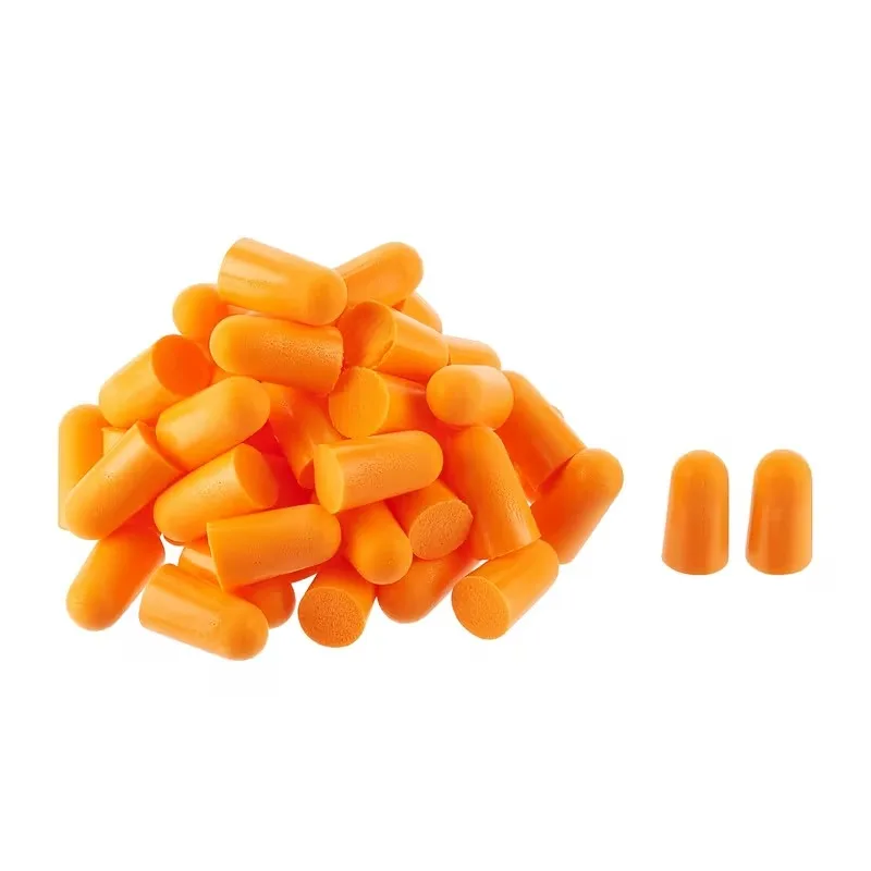 

20/50/100PCS Orange Earplugs Noise Cancelling Soft High Decibel Ear Plugs Sleep Study Travel Ear Plugs Reusable Comfortable