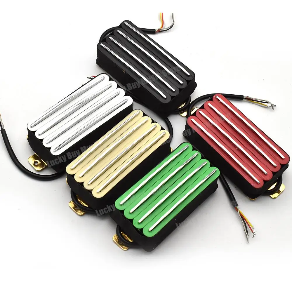 Hot Rail 2-Dual Blade جيتار كهربائي عالي الإخراج نوع المسار أربعة لفائف هامبوكر لاقط 5 ألوان #2