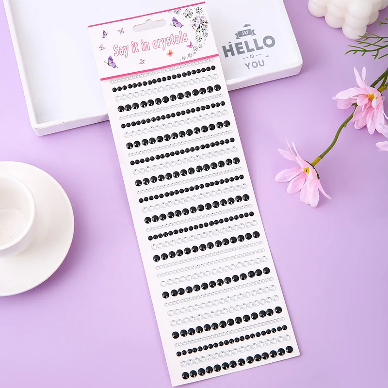 Mixed Sizes Acrylic Diamond Stickers Self Adhesive Rhinestone Gems for DIY Phone Case Water Bottle Decoration Crafts view 6
