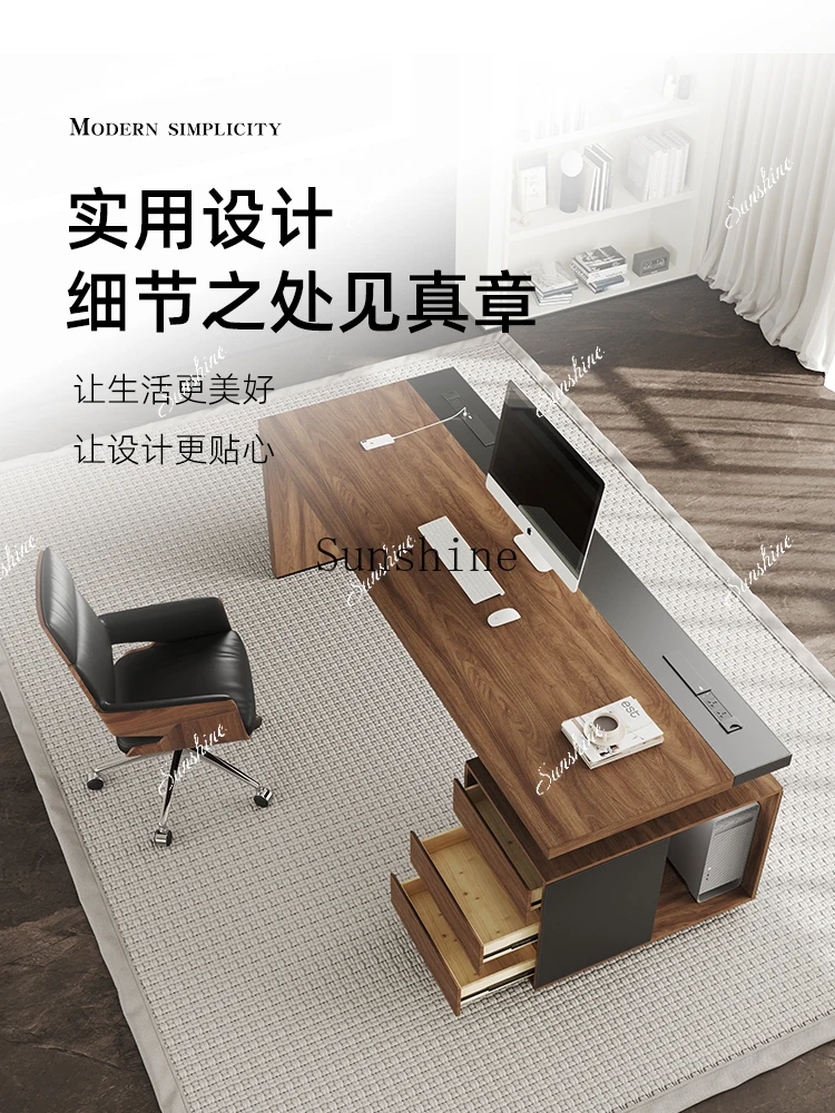 

WMedium-sized solid wood computer desk bedroom home office rectangular writing workbench