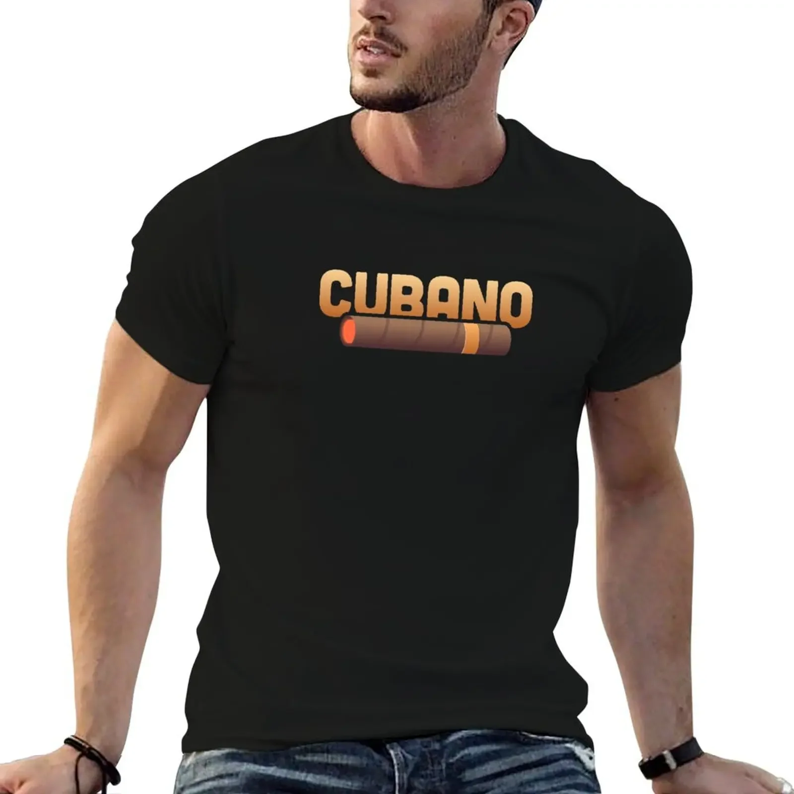 

Cubano - Cuban Cigar / Cigar Smoking T-Shirt shirts graphic summer tops t shirt men 100℅ cotton