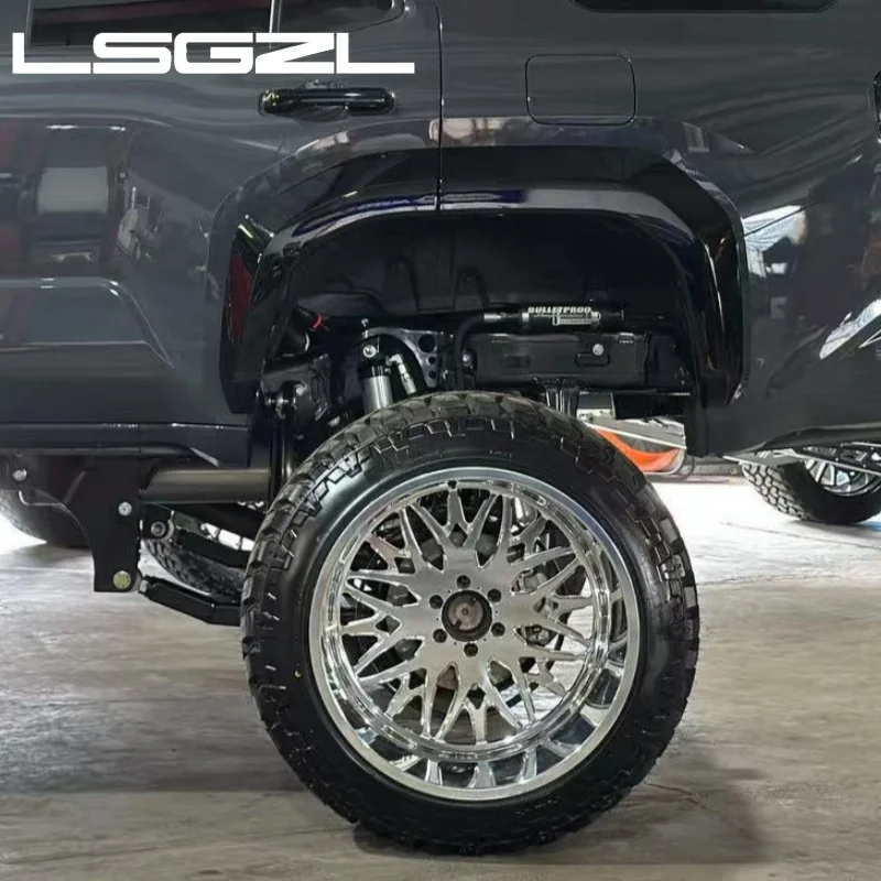 LSGZL Super Single Forged Wheels 20x10 22x12 24x14 OffRoad Wheels 6x139.7 6x5.5 8x6.5 10x225 Deep Dish Wheels for Truck jeep