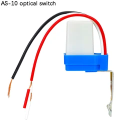 Interruptor automático de encendido y apagado para luz de calle, fotocélula con Sensor de Control de fotos, 12V, 24V, 110V, 220V, 50-60Hz, 10A