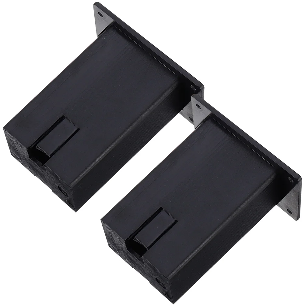 

2 Pcs Pickup Case Guitar Bass Supplies Musical Accessories Replacement Parts Plastic Container Batteries