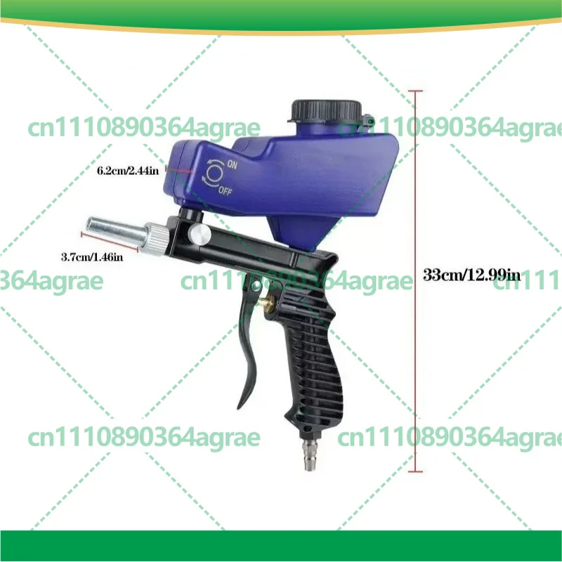 Hand‑Held Mini Pneumatic Sandblasting Gun 6000Rpm Portable Power Tool Accessories