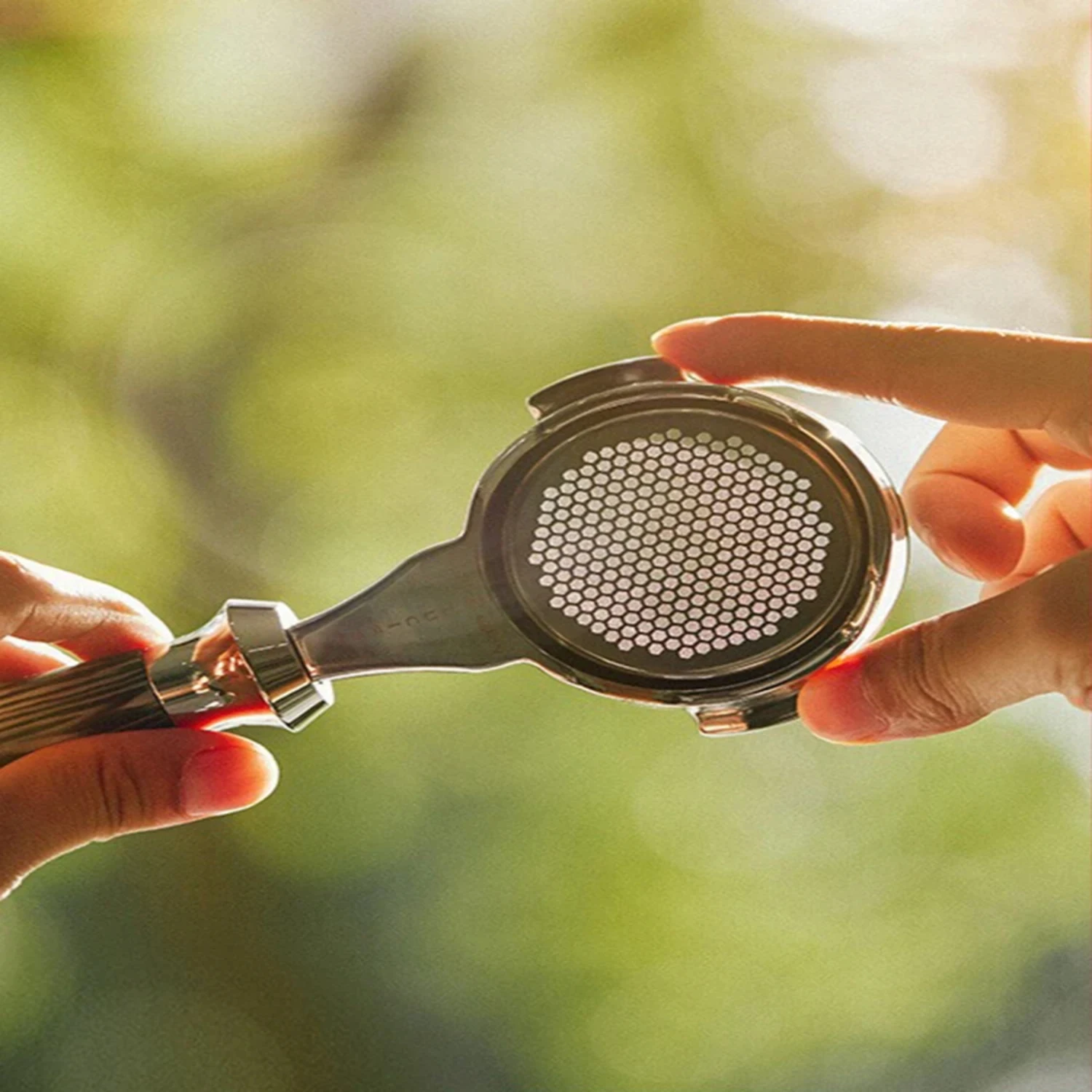 

MUVNA 58.5MM Espresso Filter Baskets 15-22g Coffee Basket Coffee Machine Handle Bilayer Extraction Powder Bowl 58MM