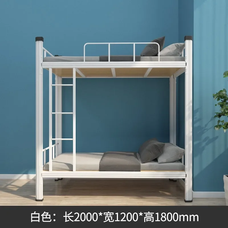 Staff Dormitory Student Army Upper and Lower Beds Steel Double Single Double Upper and Lower Bunk Iron Frame Beds High and Low B