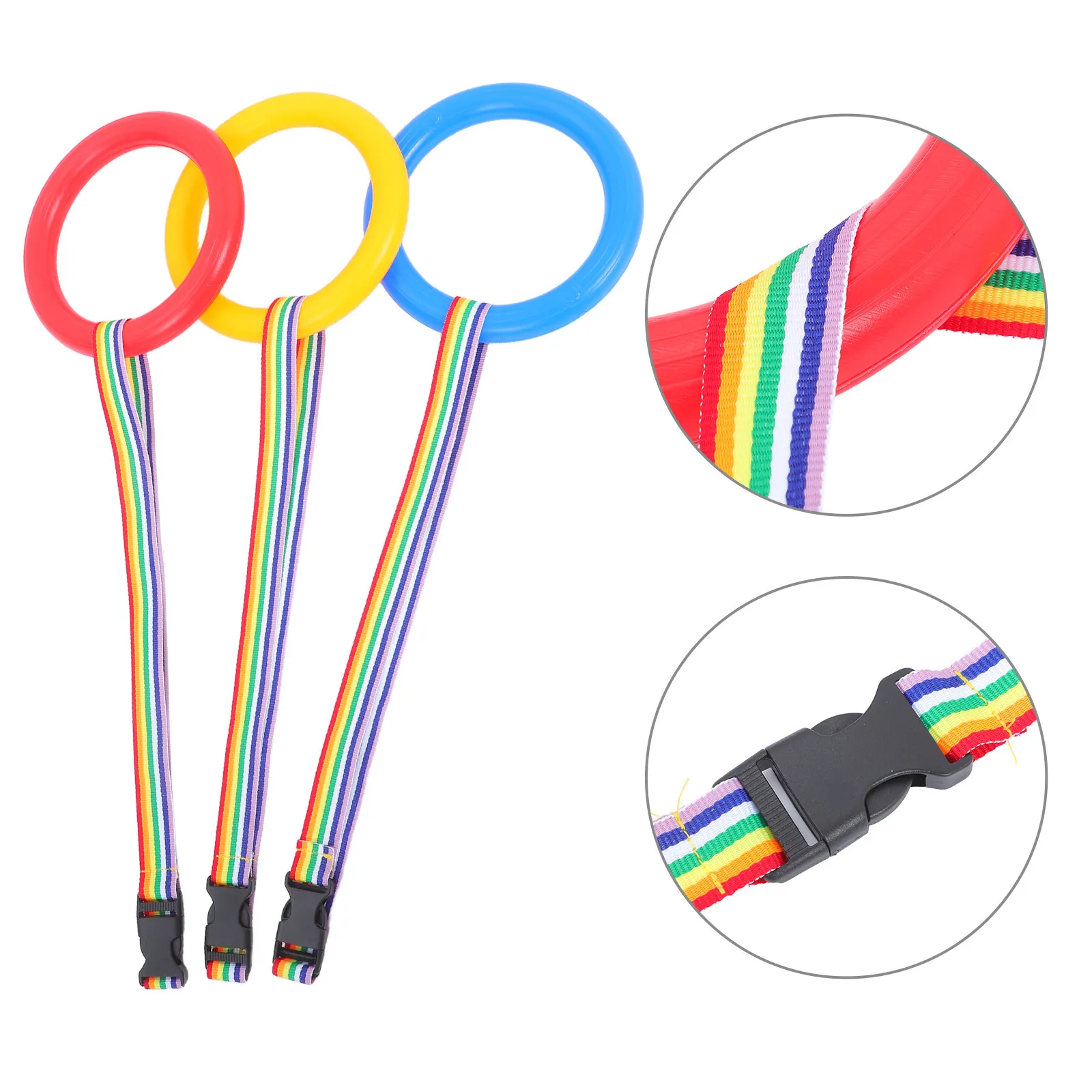 

3Pcs Vibrant Detachable Walking Rope for Kids Daycare Nursery School Park Outings Hiking Safety Child Leash Reusable Portable