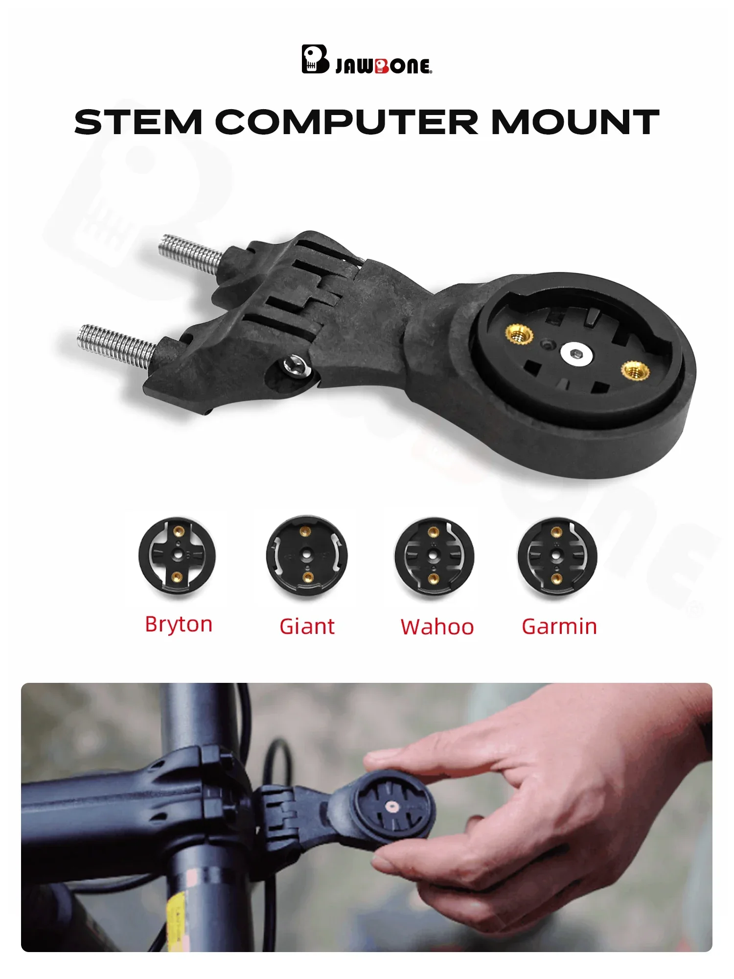 AliExpress Jawbone Ultralight Bike Mount Handlebar Stem computer Holder Adjustable for Garmin Bryton wahoo Giant GoPro Camera Bicycle Parts
