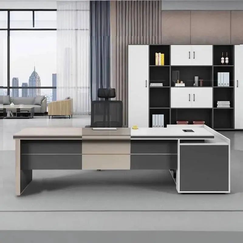 

Table Study Computer Conference Cheap Gaming Set Wide Wooden Storage Computer Desks Aesthetic Mesas Escritorio Trendy Furniture