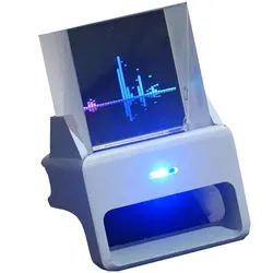 Transparent small TV is suitable for Zhihuijun HoloCubic open source beam splitter prism wifi clock desktop ornaments