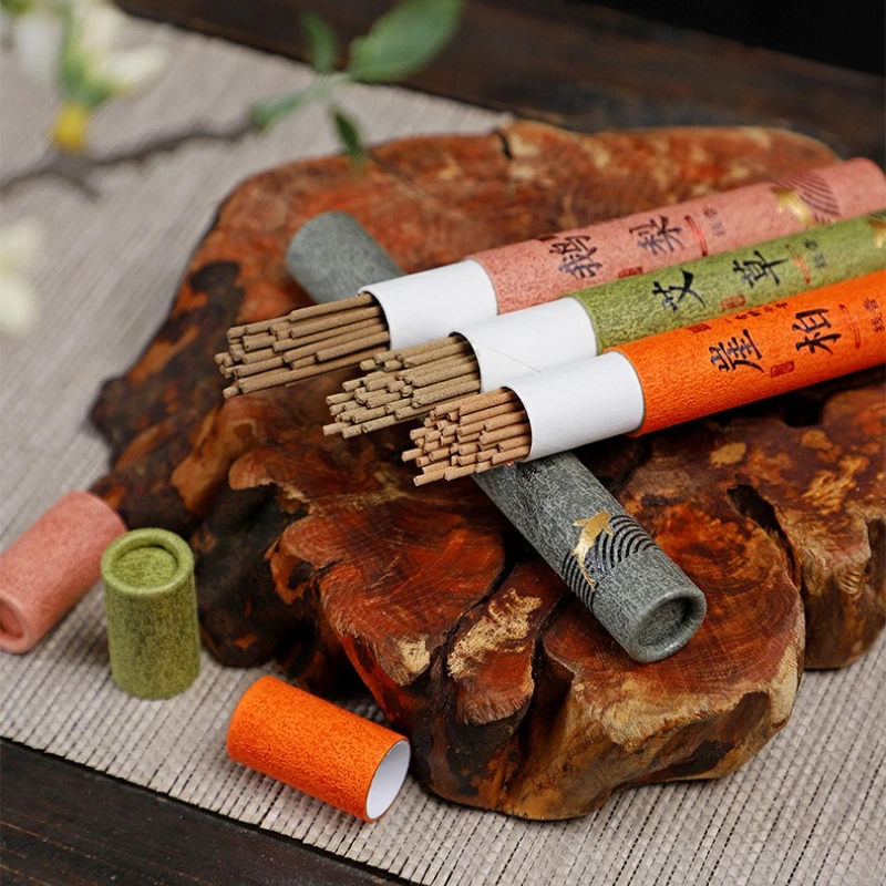 12 Arten natürlicher Räucherstäbchen pro Box, Sandelholz, Osmanthus-Räucherstäbchen, Heimduft, Aroma, Segen, Zeremonie, Beten, Buddha-Räucherstäbchen – Detail 5