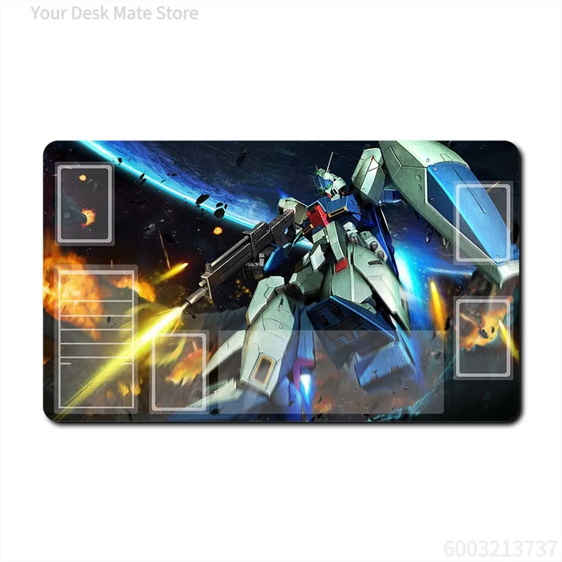All Gundam Anime Playmat Waterproof Anti-slip Mecha TCG Card Game Pad