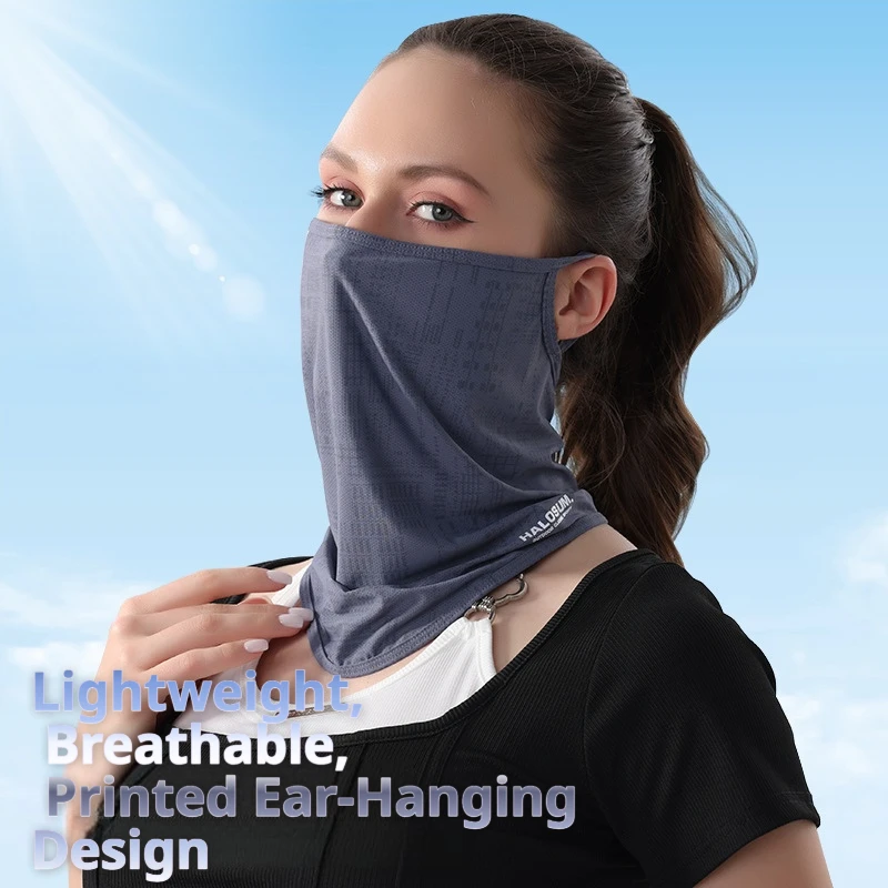 AliExpress NONE UV Protection Neck Gaiter, Ice-Cool Breathable Sun Face Cover, Multi-Functional Headwear for Cycling Hiking Fishing Sports