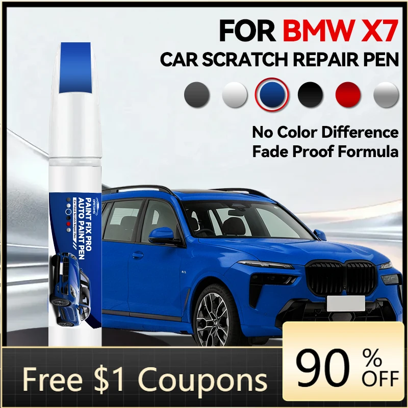 

Автомобильные инструменты и аксессуары: Карандаш для ремонта краски автомобиля BMW X7 2018-2025, для устранения царапин, белый 300, красный C57, серый C4P Gr