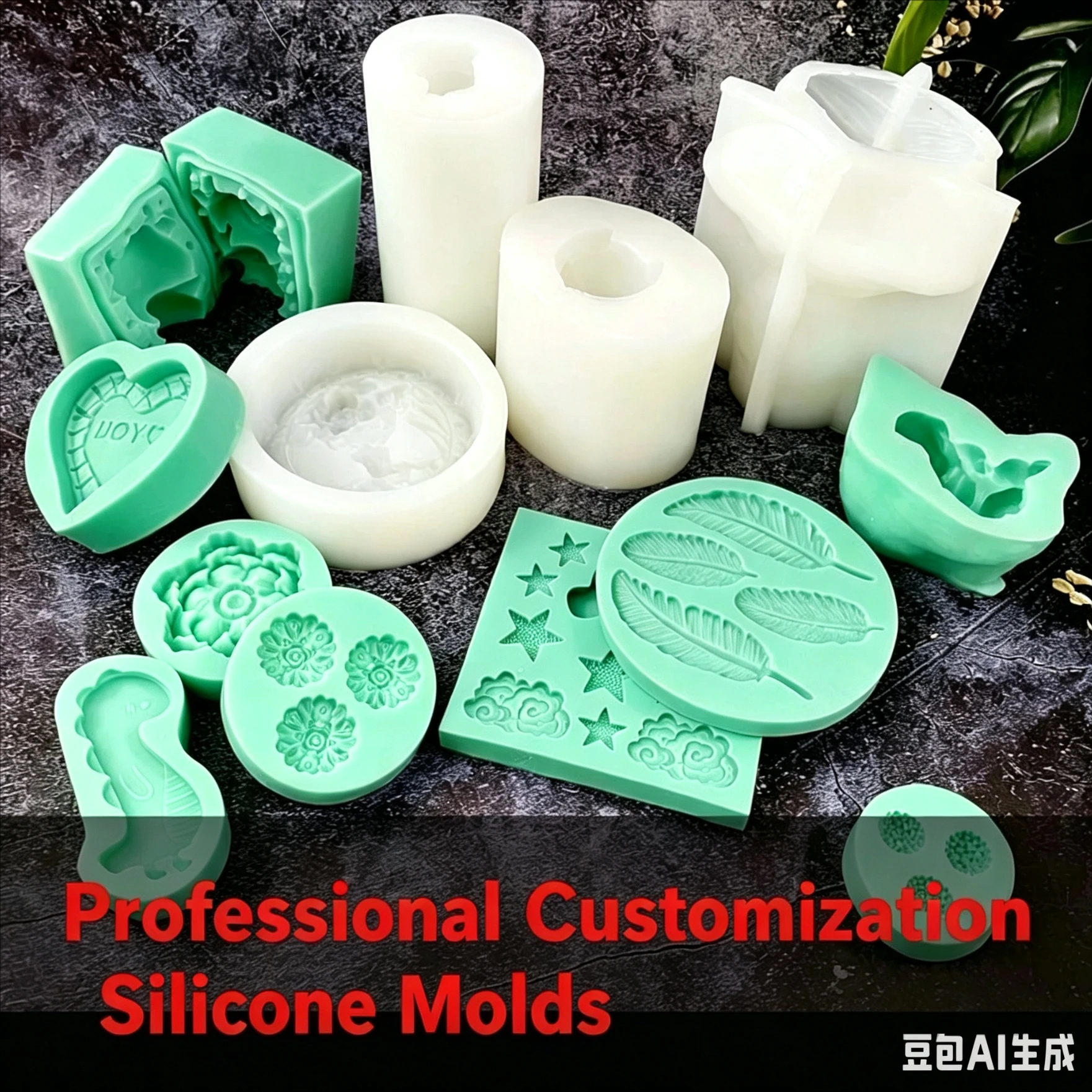 Provide Professional Customized 2D And 3D Candle Silicone Mold Manufacturers With Pictures And Sizes For Private Customization