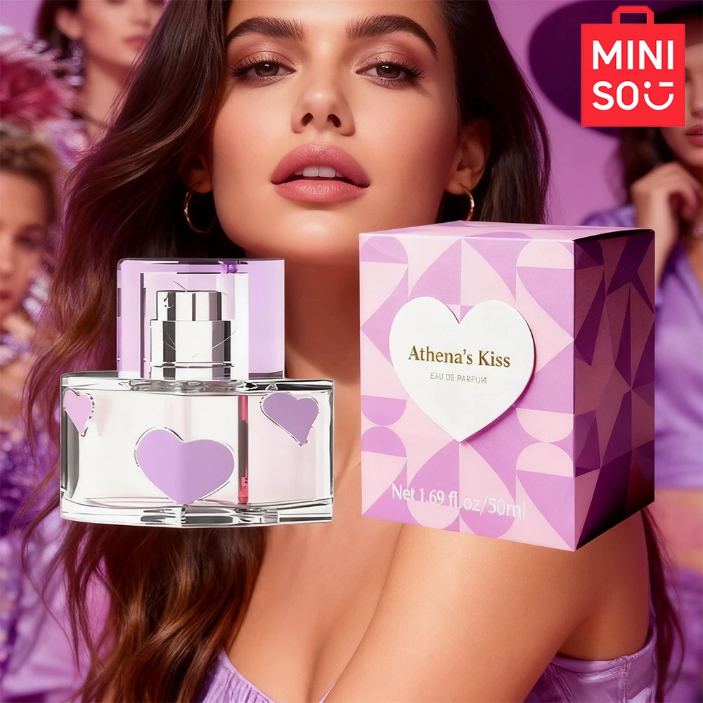 

MINISO ATHENA'S KISS Women Perfume Original Luxury Floral Eau De Parfum Designer Fragrance For Woman Body Spray 50ML