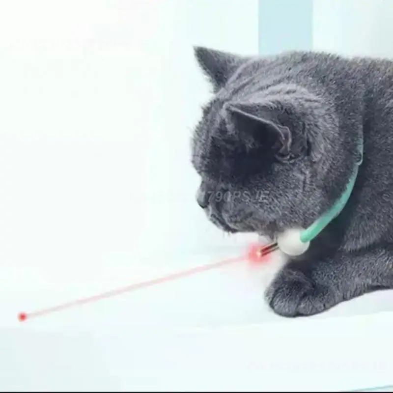 Cat Teaser Type-c Rechargeable 24 Hours After Charging Cat Accessory Laser Collar Cat Toys Cat Teaser Laser Toy Automatic