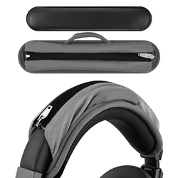 Geekria Hook and Loop Headband Cover + Headband Pad Set Compatible with ATH JBL Razer Sony Hyperx Headphones