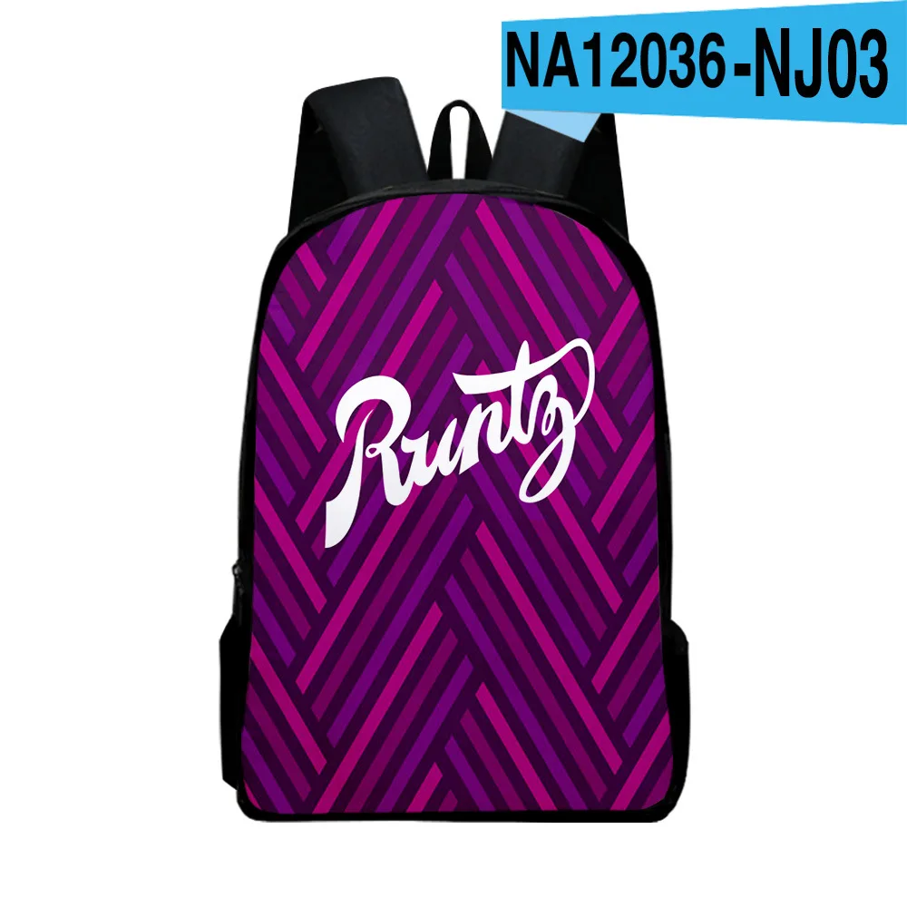 Classic Popular Harajuku Runty Notebook Backpacks pupil School Bags 3D Print Oxford Waterproof Boys/Girls Laptop Backpacks