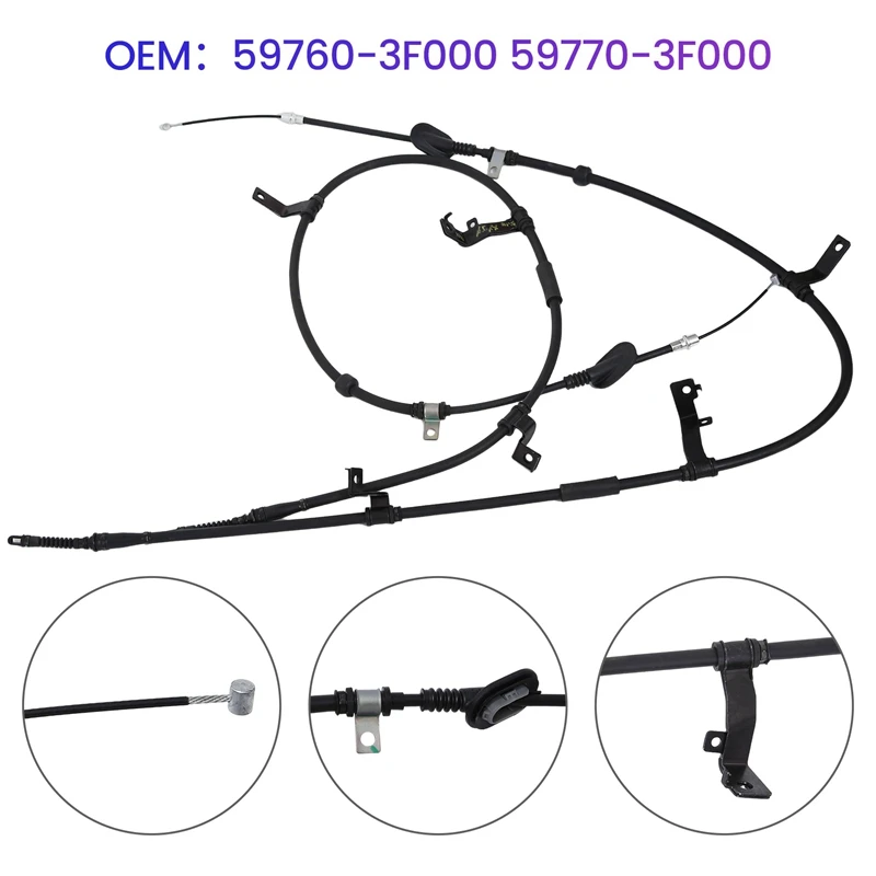 

Car Parking Brake Cable Assembly- LH/RH 597603F000 597703F000 For Kia Amanti 2003-2006 Opirus 2003-2006 Accessories